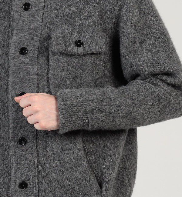 TOMORROWLAND MENS「ウールカシミヤシルク スタンドカラーニットブルゾン」|ニット・セーター|