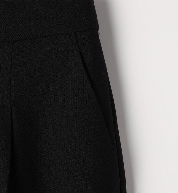 CABaN「ウールダブルクロス 1タックセミワイドパンツ」|チノ|