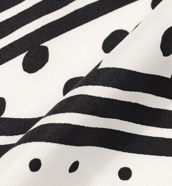 SOULEIADO「SOULEIAO シルクプリント スカーフ」|バンダナ・スカーフ|