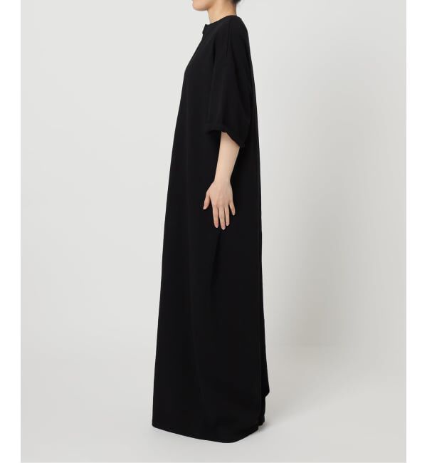  「KEY NECK COTTON DRESS：ワンピース」|ワンピース|