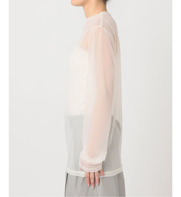  「《予約》SHEER LONG SLEEVE：カットソー」|Tシャツ・カットソー|