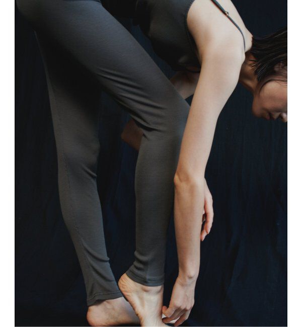 EMILYWEEK「シルクテレコリブレギンス」|レギンス・スパッツ|グレーA