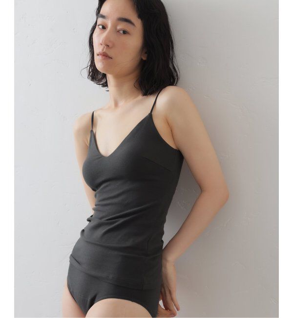 EMILYWEEK「【RESET】オーガニックコットン混 ブラキャミソール（グレー、グリーン）」|インナー|