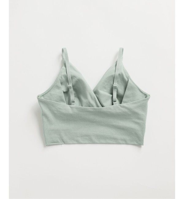 EMILYWEEK「【for MOM】オーガニックコットン混 マタニティカシュクールブラ（グリーン）」|インナー|