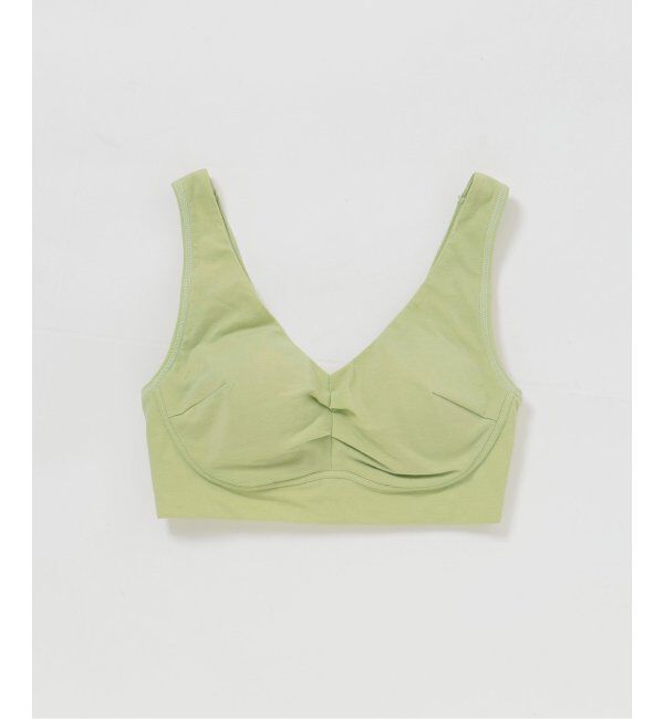 EMILYWEEK「【NEUTRAL】オーガニックコットン混カバレッジブラ（グリーン、パープル）」|インナー|