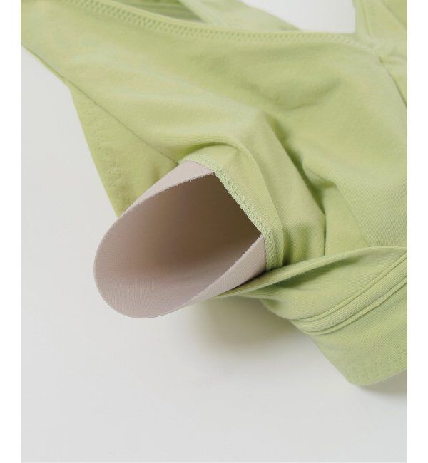 EMILYWEEK「【NEUTRAL】オーガニックコットン混カバレッジブラ（グリーン、パープル）」|インナー|