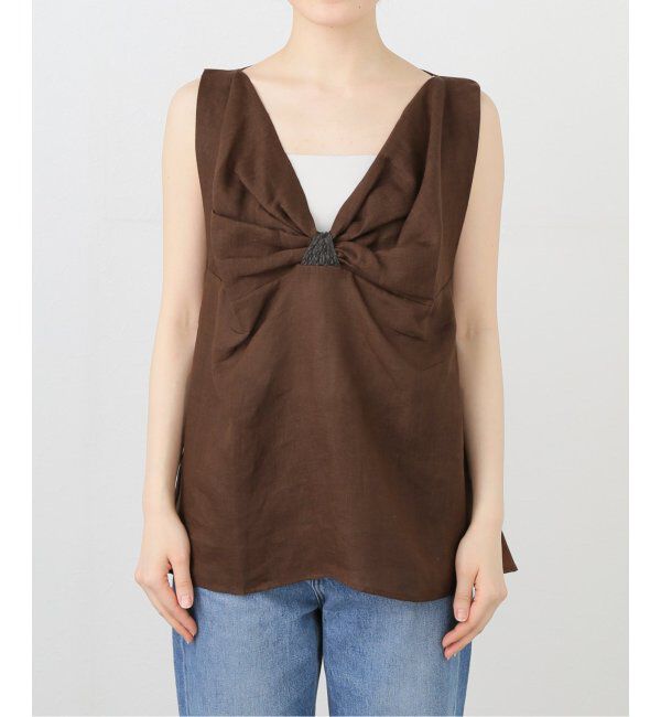 EMILYWEEK「【BASERANGE/ベースレンジ】SEPIA TOP / TOSE-LI-SU25」|Tシャツ・カットソー|