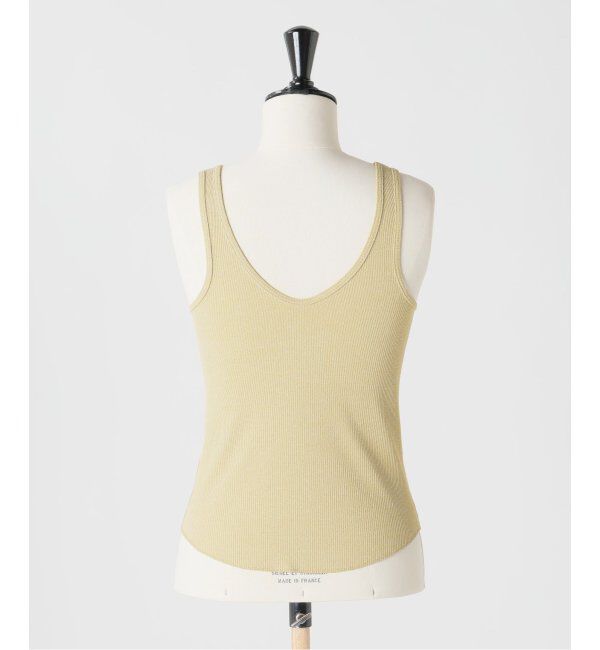 EMILYWEEK「EMILY WEEK&times;FRAMeWORK メランジブークレリブタンク」|インナー|