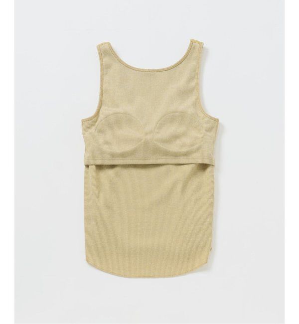 EMILYWEEK「EMILY WEEK&times;FRAMeWORK メランジブークレリブタンク」|インナー|