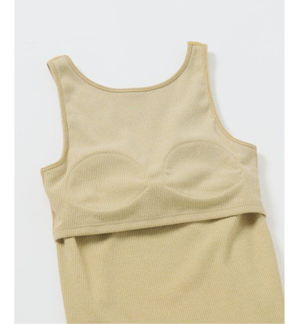 EMILYWEEK「EMILY WEEK&times;FRAMeWORK メランジブークレリブタンク」|インナー|