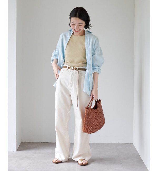 EMILYWEEK「EMILY WEEK&times;FRAMeWORK メランジブークレリブタンク」|インナー|