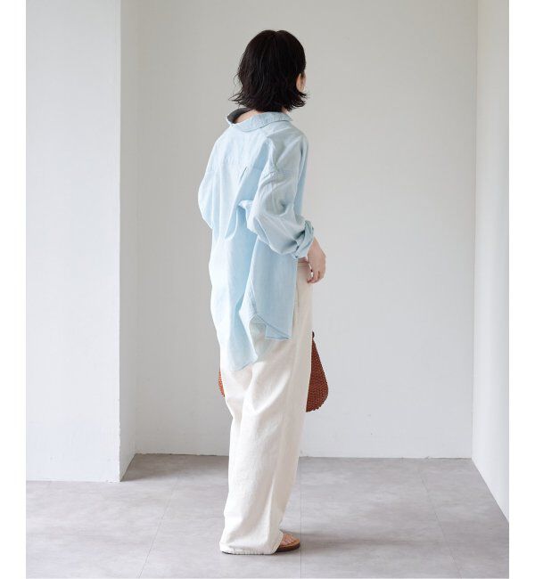 EMILYWEEK「EMILY WEEK&times;FRAMeWORK メランジブークレリブタンク」|インナー|