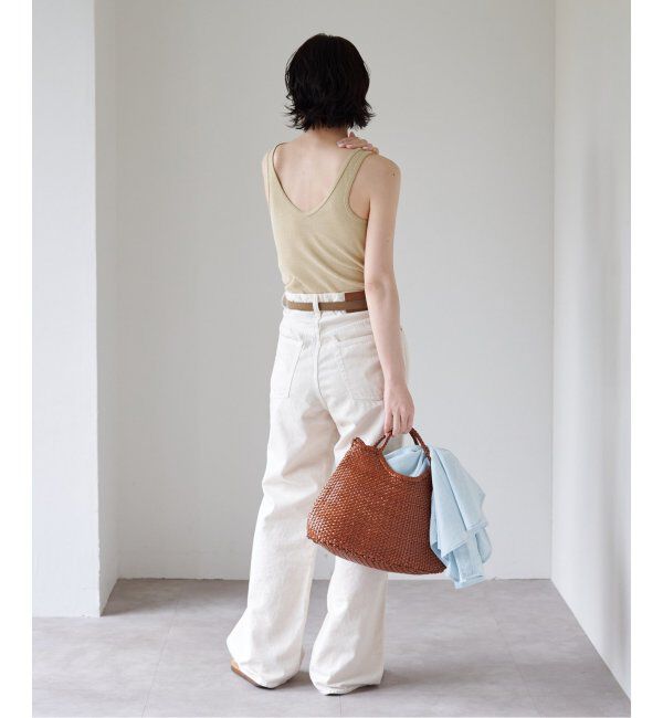 EMILYWEEK「EMILY WEEK&times;FRAMeWORK メランジブークレリブタンク」|インナー|