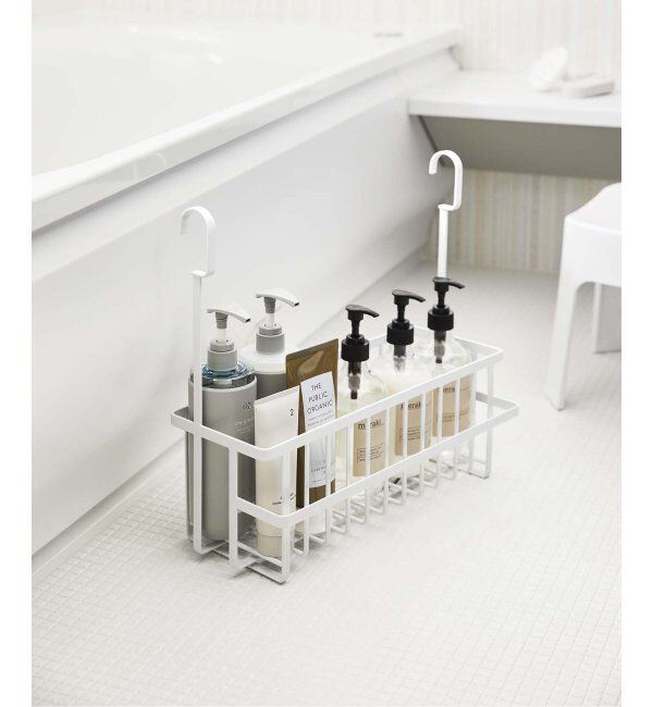 journal standard Furniture「《WEB限定》【tower/タワー】引っ掛けバスルームバスケット ワイド」|トイレタリー・ランドリーグッズ|