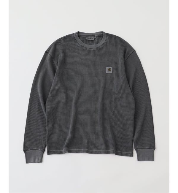 JOINT WORKS「CARHARTT WIP / カーハート ダブリューアイピー L/S VISTA WAFFLE T-SHIRT」|Tシャツ・カットソー|ブラック