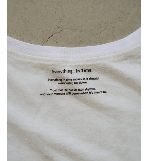 Plage「《追加》Everything In Time T」|Tシャツ・カットソー|