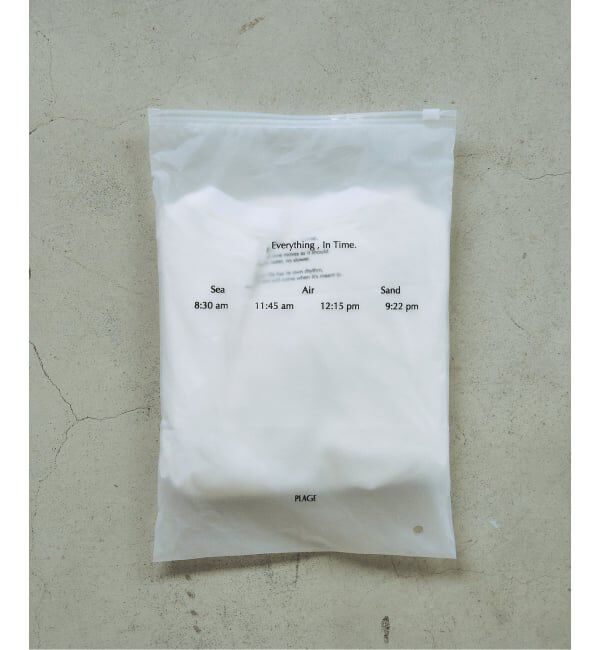 Plage「《追加》Everything In Time T」|Tシャツ・カットソー|