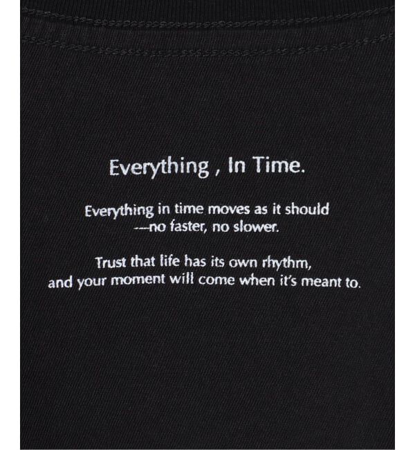 Plage「《追加》Everything In Time T」|Tシャツ・カットソー|