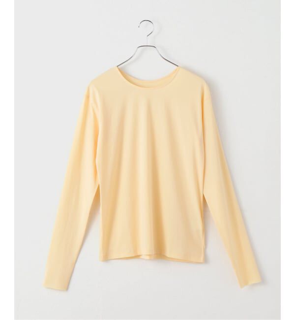 Plage「LUXURY LONG SLEEVE TEE シャツ」|Tシャツ・カットソー|イエロー