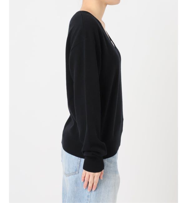 Plage「W/CAS Vネックプルオーバー」|ニット・セーター|