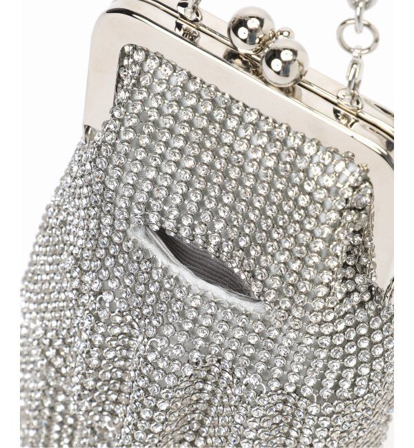 IENA LA BOUCLE「【Whiting&Davis】Kyra Petite Ruffle Clutch バッグ」|その他|