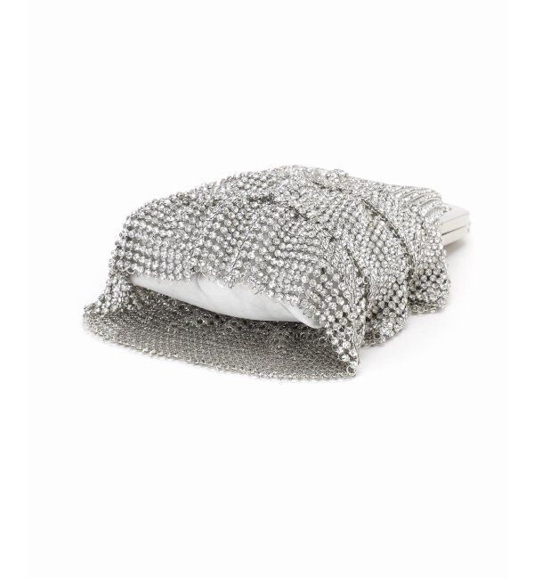 IENA LA BOUCLE「【Whiting&Davis】Kyra Petite Ruffle Clutch バッグ」|その他|