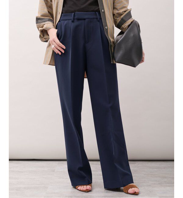 VERMEIL par iena「ダブルクロス ストレッチパンツ」|スラックス|