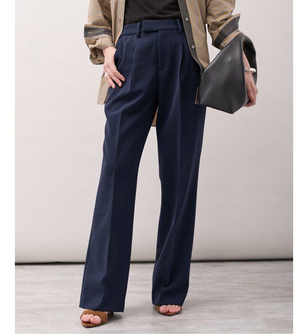 VERMEIL par iena「ダブルクロス ストレッチパンツ」|スラックス|