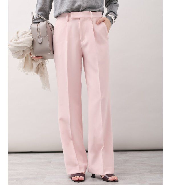 VERMEIL par iena「ダブルクロス ストレッチパンツ」|スラックス|