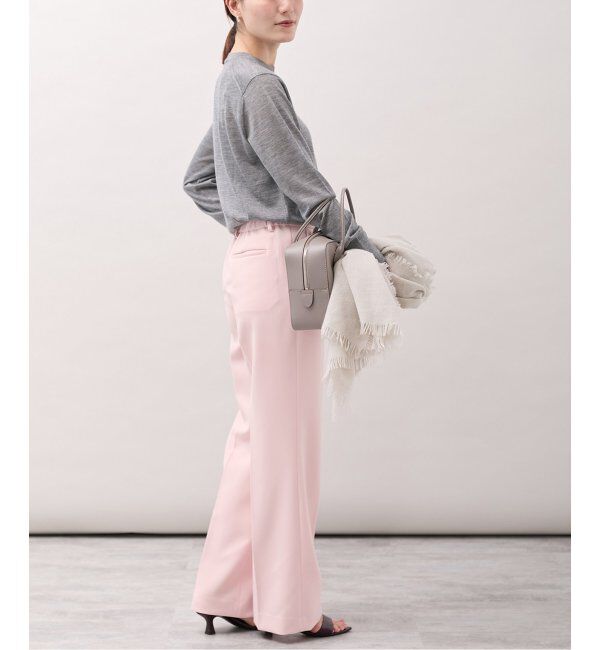 VERMEIL par iena「ダブルクロス ストレッチパンツ」|スラックス|