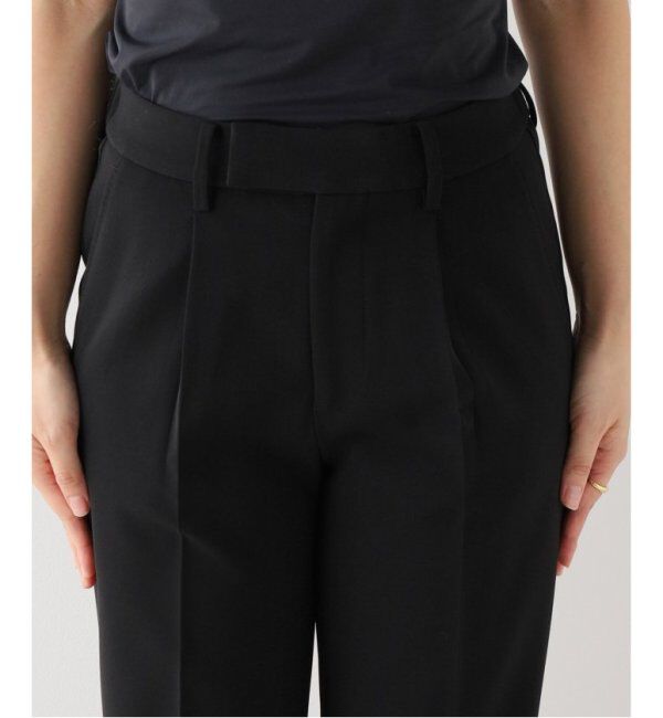 VERMEIL par iena「ダブルクロス ストレッチパンツ」|スラックス|
