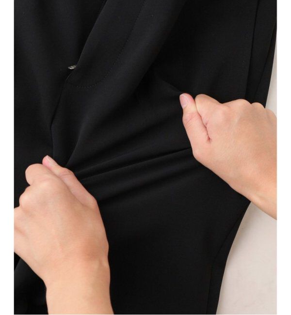 VERMEIL par iena「ダブルクロス ストレッチパンツ」|スラックス|