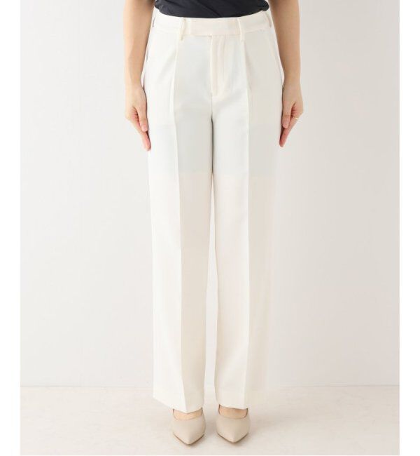 VERMEIL par iena「ダブルクロス ストレッチパンツ」|スラックス|