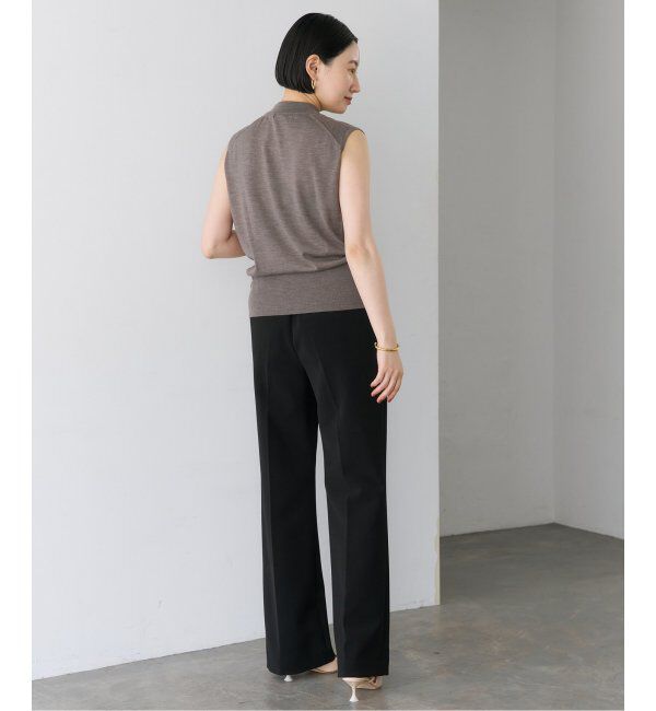 VERMEIL par iena「ダブルクロス ストレッチパンツ」|スラックス|