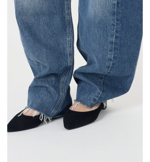 VERMEIL par iena「AGOLDE（エーゴールドイー） LUNA PIECED JEAN A9039-1535」|デニム|