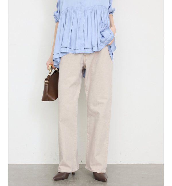 SLOBE IENA「《一部店舗・WEB限定カラーあり/追加5》LE DENIM ストレートパンツ」|デニム|