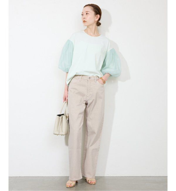 SLOBE IENA「《一部店舗・WEB限定カラーあり/追加5》LE DENIM ストレートパンツ」|デニム|