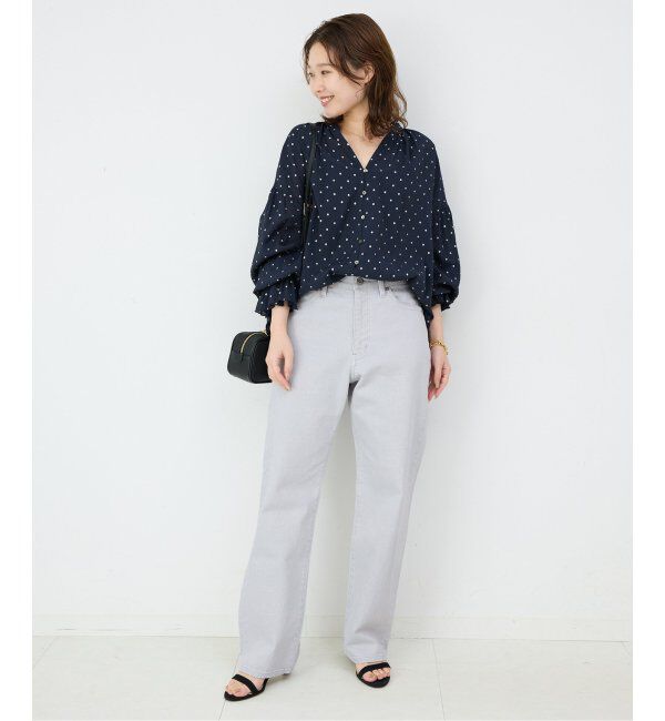 SLOBE IENA「《一部店舗・WEB限定カラーあり/追加5》LE DENIM ストレートパンツ」|デニム|