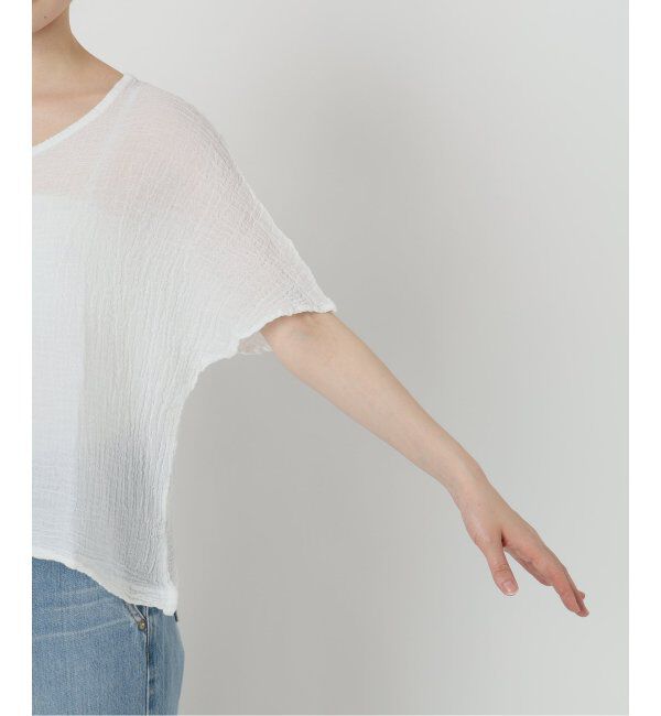 IENA「LES ATELIERS FRANCAIS DE CONFECTION ハーフスリーブトップス」|シャツ・ブラウス|