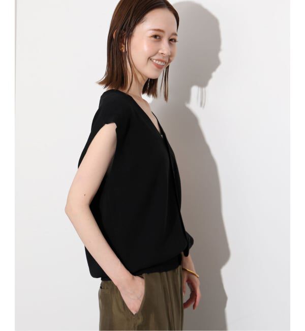 SLOBE IENA「《WEB限定/追加》総針Vネック ニットベスト」|ベスト・ジレ|