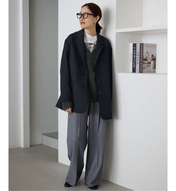 SLOBE IENA「《追加》PE SHARK ビッグジャケット」|テーラードジャケット|