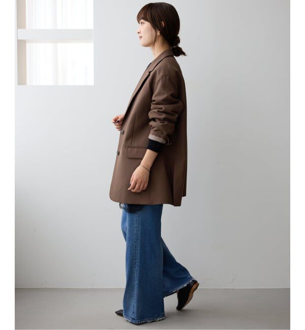 SLOBE IENA「《追加》PE SHARK ビッグジャケット」|テーラードジャケット|