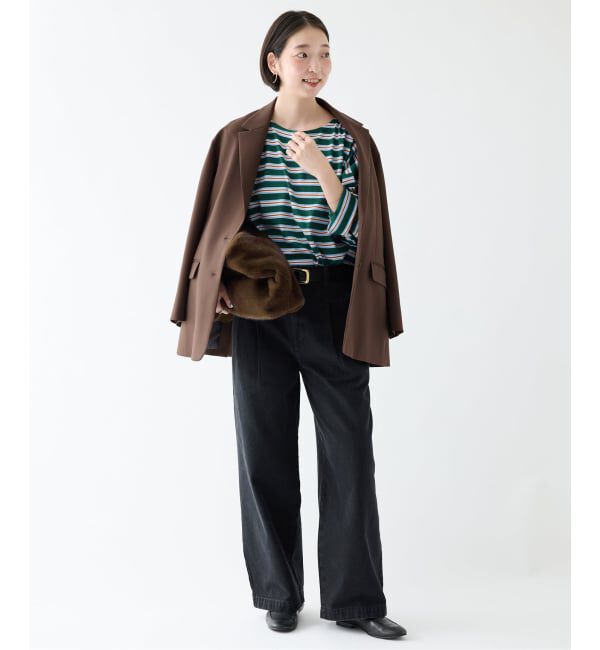 SLOBE IENA「《追加》PE SHARK ビッグジャケット」|テーラードジャケット|