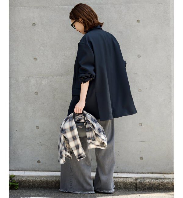 SLOBE IENA「《追加》PE SHARK ビッグジャケット」|テーラードジャケット|