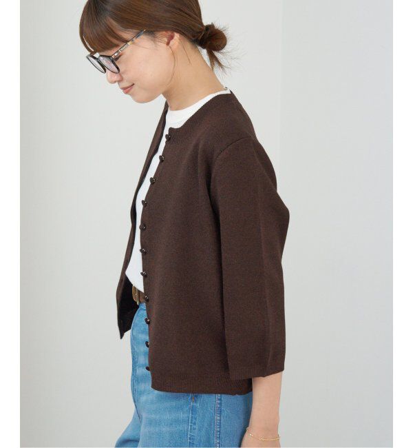 IENA「Debussyミニカーディガン」|カーディガン|