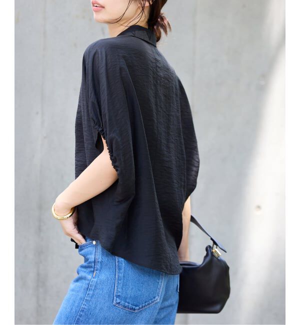 IENA「《追加》リネン混 襟付きブラウス」|シャツ・ブラウス|