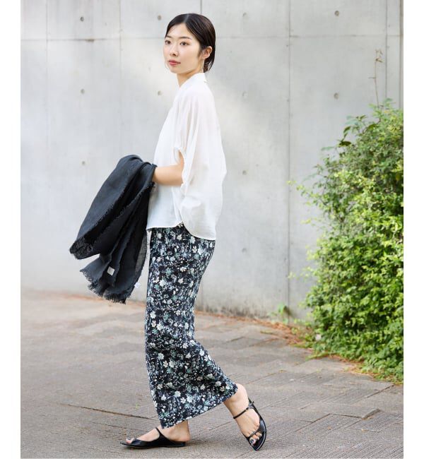 IENA「《追加》リネン混 襟付きブラウス」|シャツ・ブラウス|