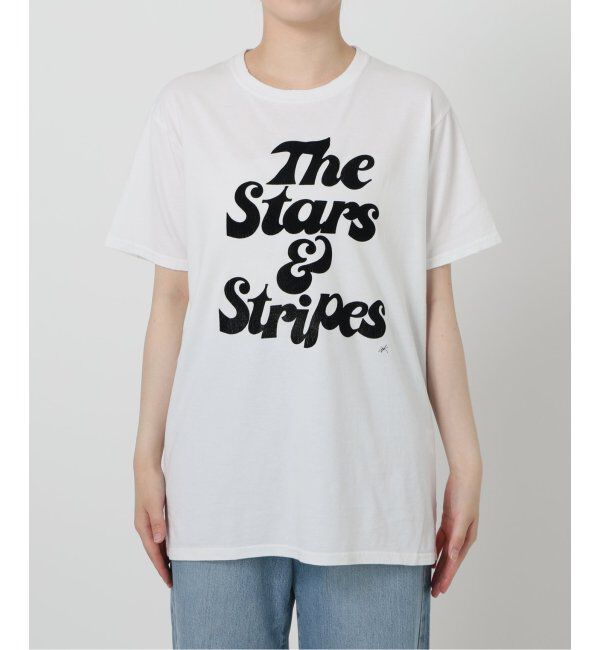 IENA「COUTURE D&rsquo;ADAM/クチュールドアダム TheStars&Stripes Tシャツ」|Tシャツ・カットソー|