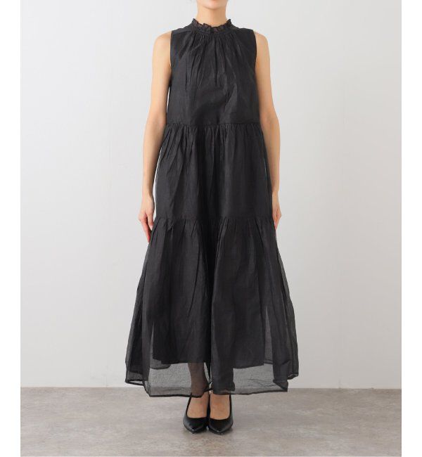 IENA「MARILYN MOON/マリリンムーン Sheer gather OP ワンピース」|ワンピース|