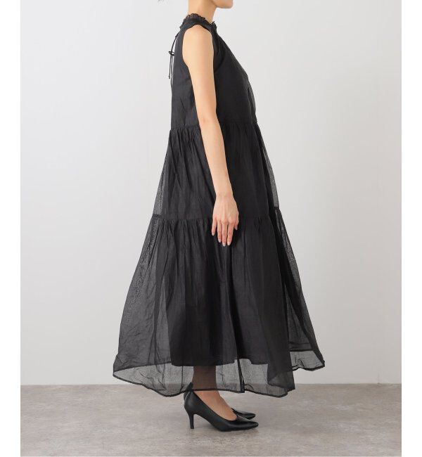 IENA「MARILYN MOON/マリリンムーン Sheer gather OP ワンピース」|ワンピース|